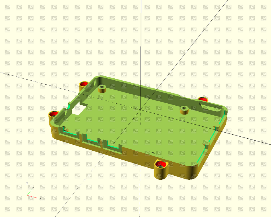 anchorcad RaspberryPi5Case bottom example